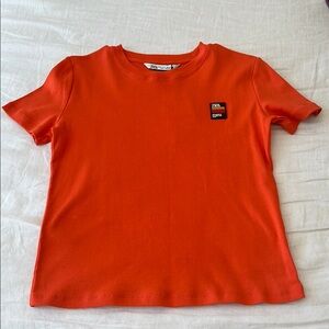 Zara Women’s Orange T-Shirt